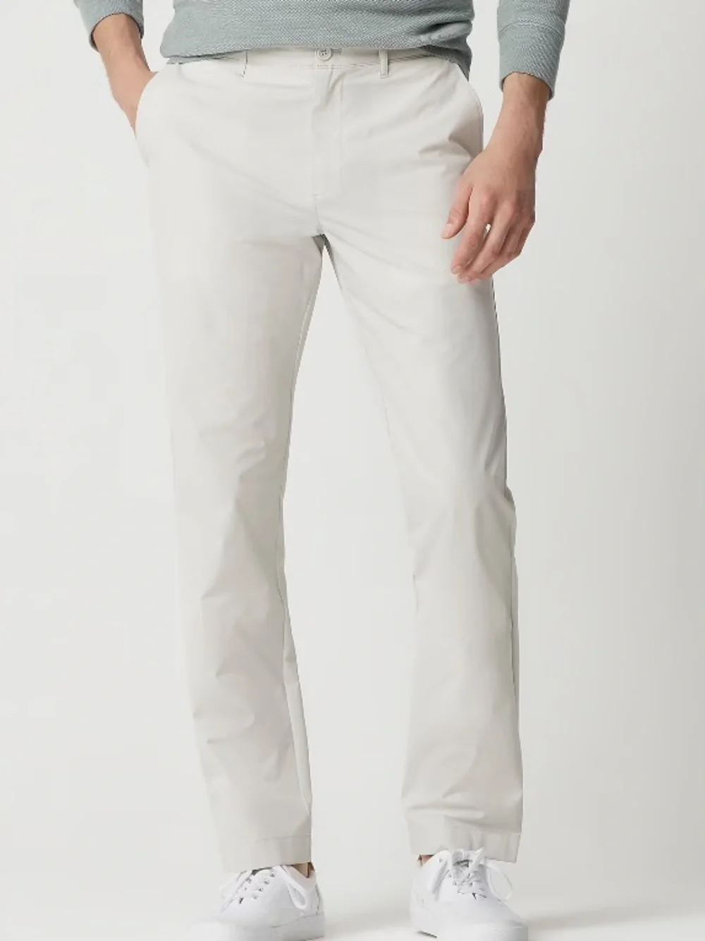 J crew stone Straight-fit tech chino pant
